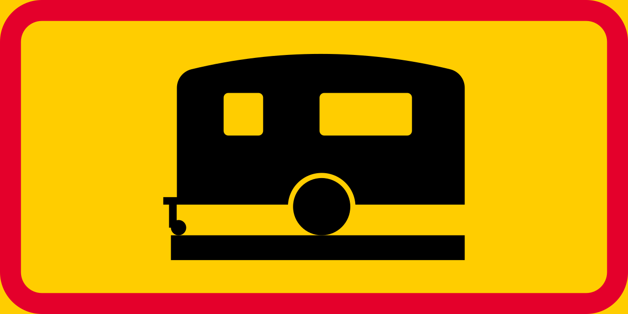 For caravans.