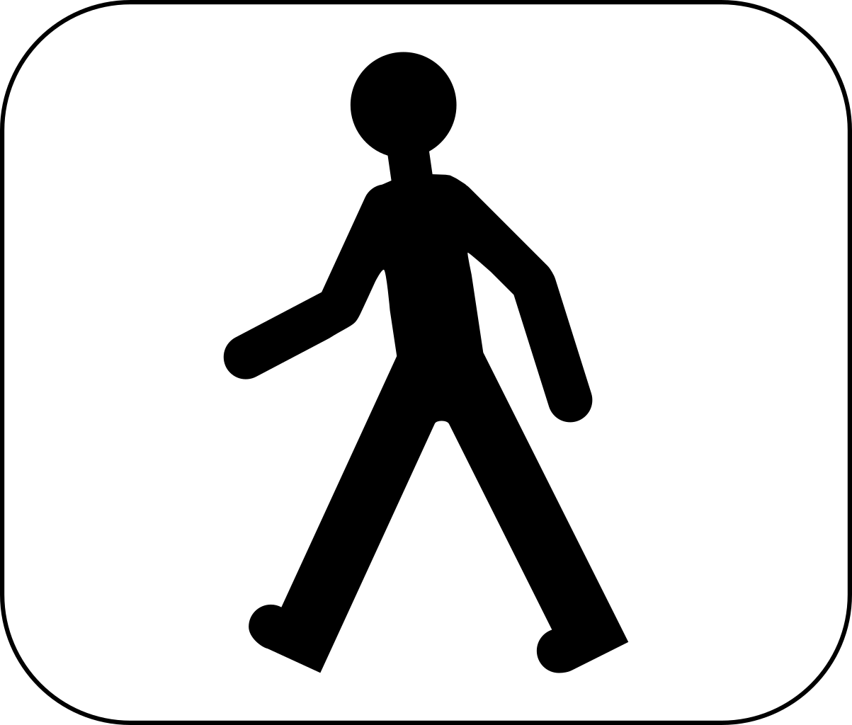 For pedestrians.