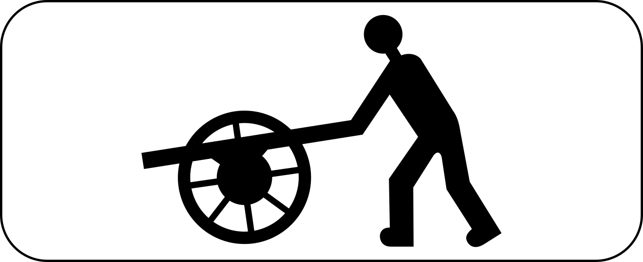 For handcarts.