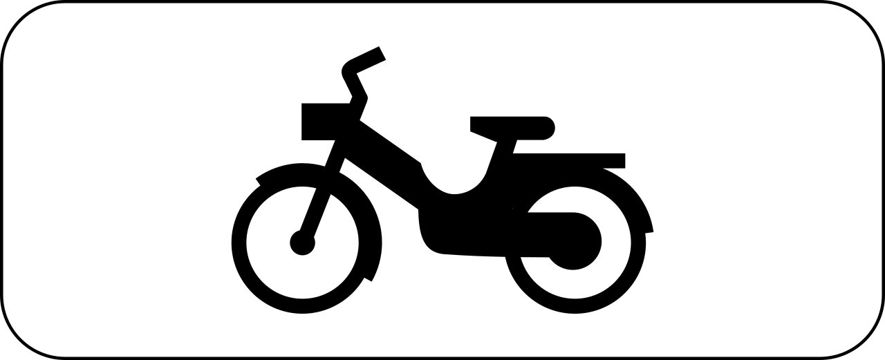 For mopeds.