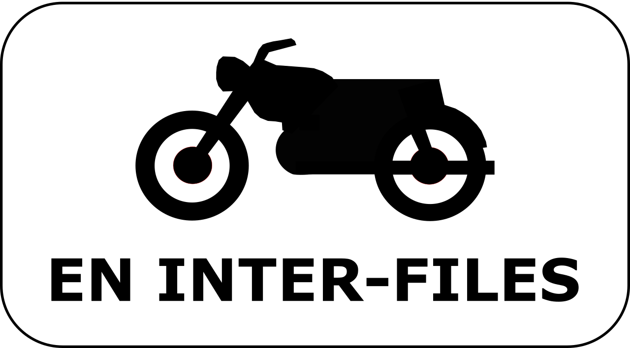 For motorcycles in traffic jams.