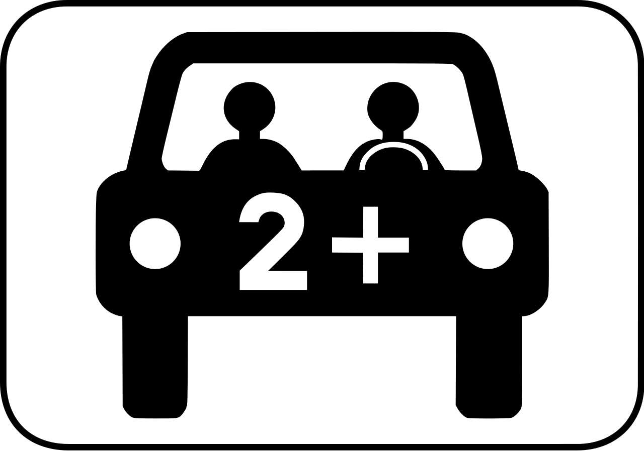 For carpooling.