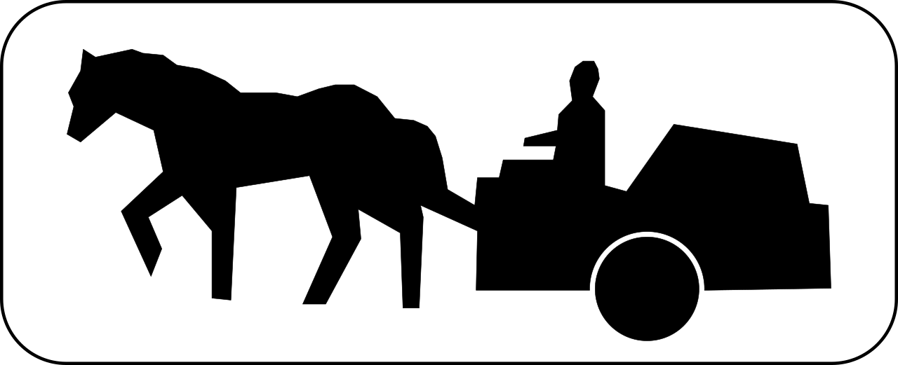 For horse-drawn vehicles.