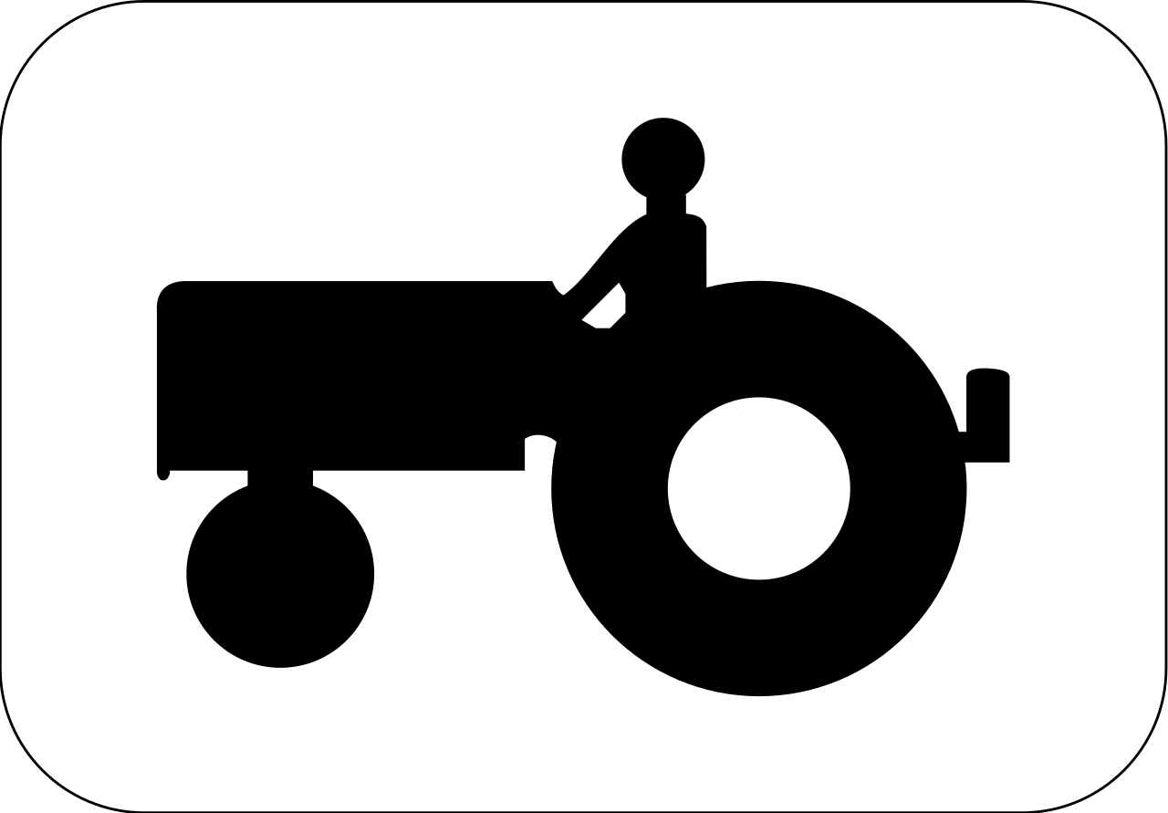 For tractors.
