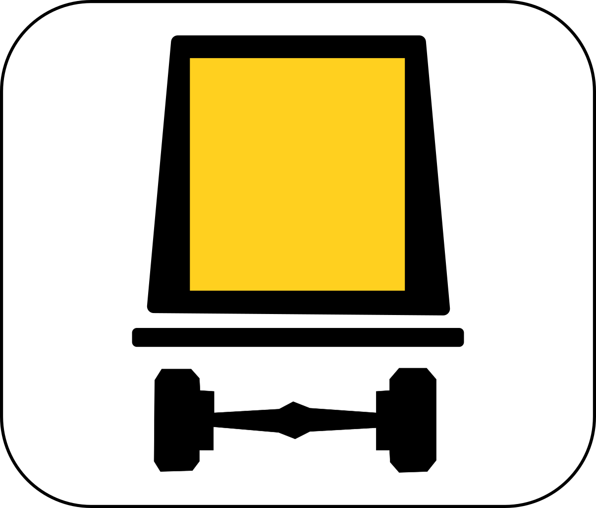 For vehicles carrying dangerous goods.