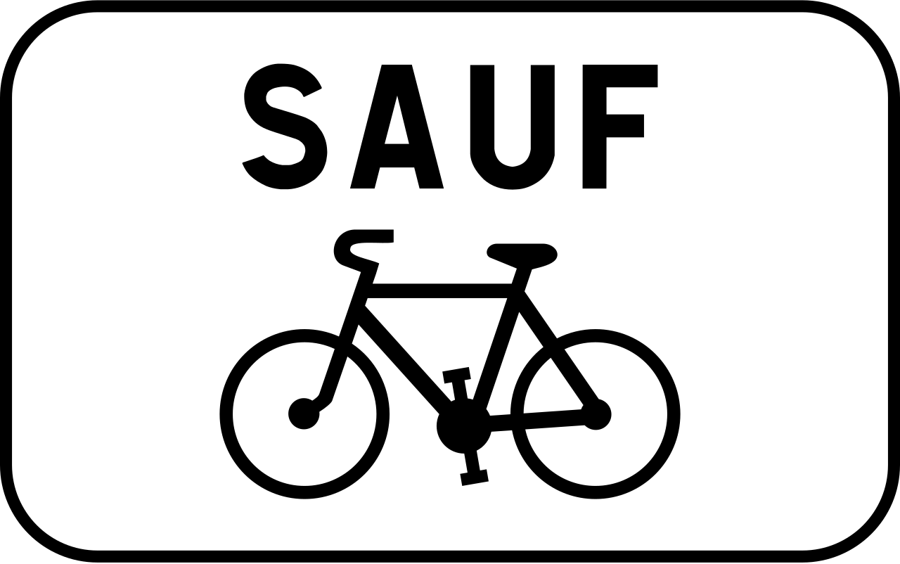Cyclists allowed.
