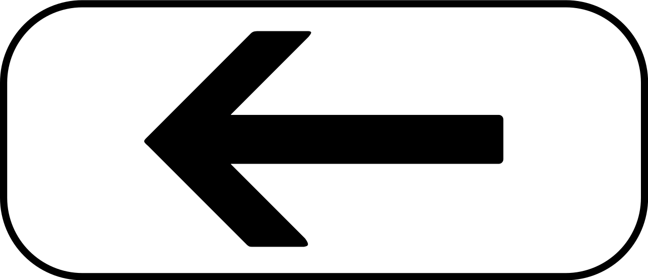 To the left.