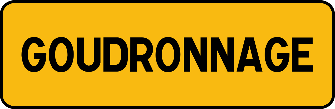 New road surface.