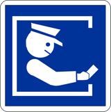 Cabine de portagem.