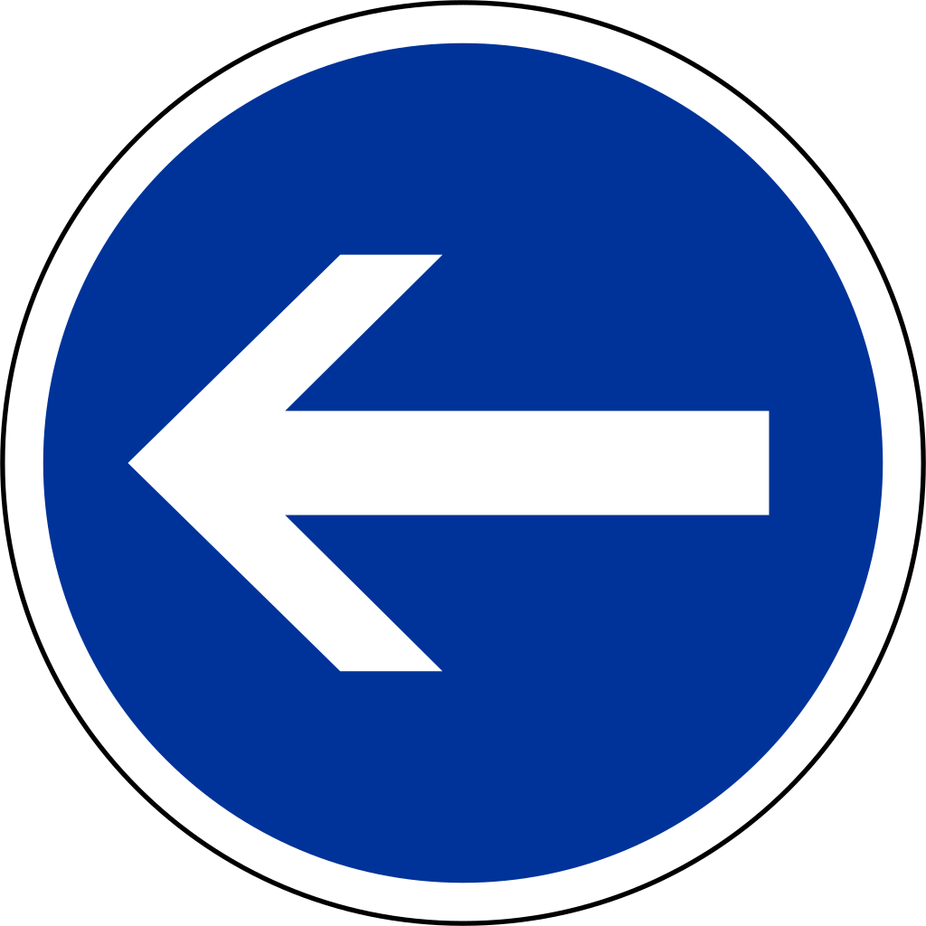Mandatory left.