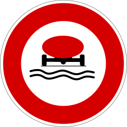 Vehicles carrying water-polluting substances prohibited.