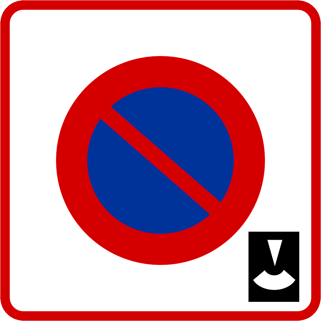 Zone with a limited parking time.