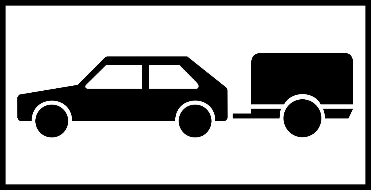 For cars towing a trailer.