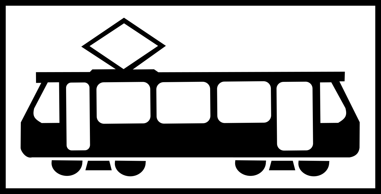 For trams.