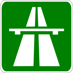 Start of a motorway.