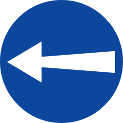 Mandatory left.
