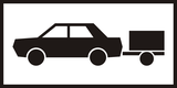 Voor auto's met aanhangwagen.