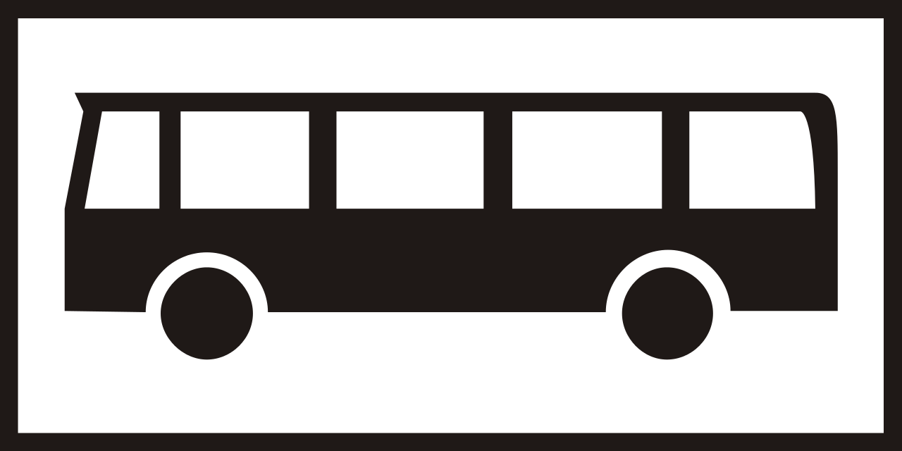 Voor bussen.