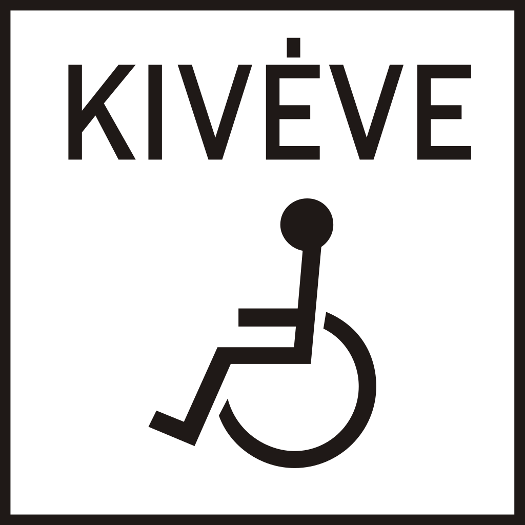 Personen met een handicap uitgezonderd.