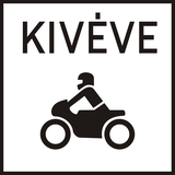 Motorfietsen toegestaan.