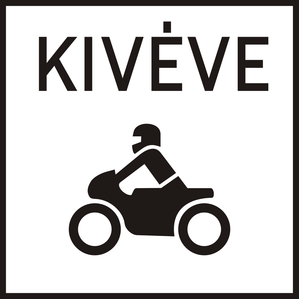 Motorfietsen toegestaan.