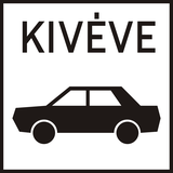 Auto's toegestaan.