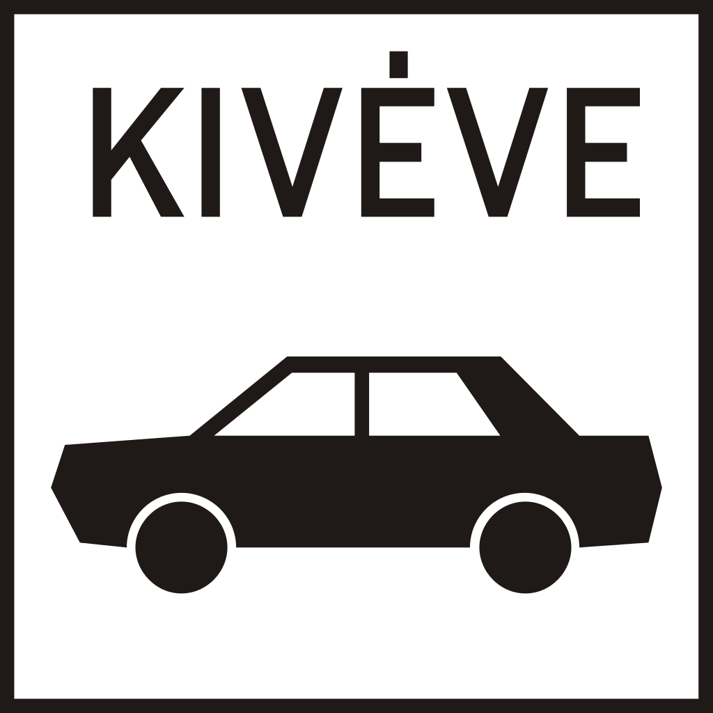 Auto's toegestaan.