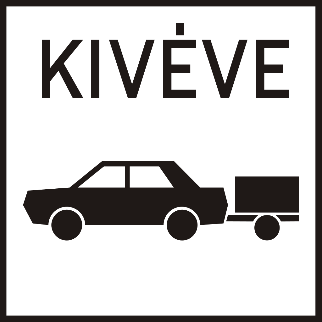 Auto's met aanhangwagen toegestaan.