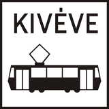 Trams toegestaan.
