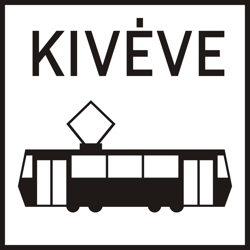 Trams toegestaan.