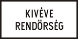 Hulpverleningsvoertuigen toegestaan.