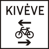 Fietsers uit beide richtingen.