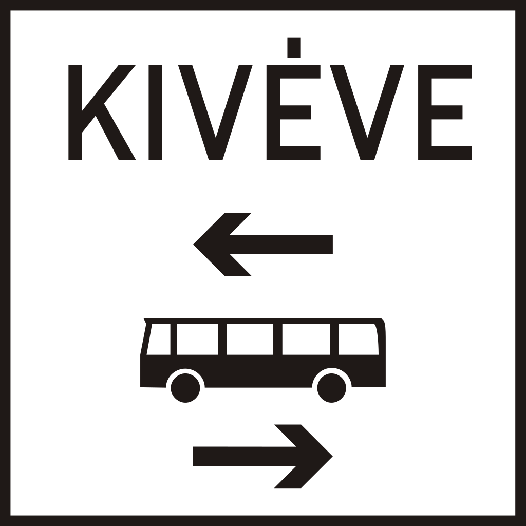 Bussen uit beide richtingen.