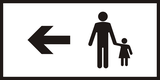 Trottoir links.