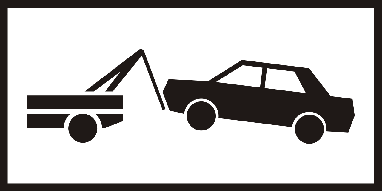 Foutgeparkeerde voertuigen kunnen worden weggesleept.