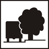 Overhellende bomen.
