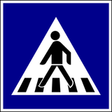 Oversteekplaats voor voetgangers.