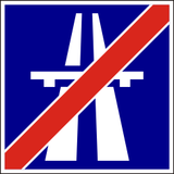 Einde van de autosnelweg.