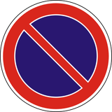 Parkeren verboden.