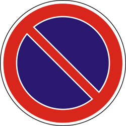 Parkeren verboden.