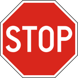 Stoppen en voorrang verlenen.