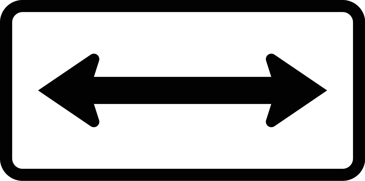 To the left or right.