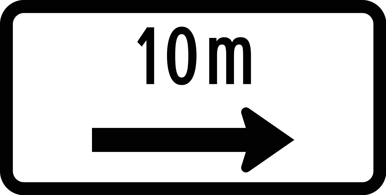 ... metres to the right.