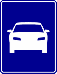 Start of an expressway.