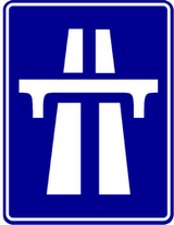 Início de autoestrada.