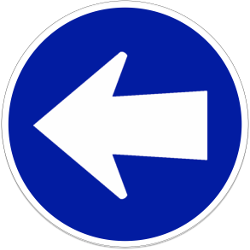 Mandatory left.