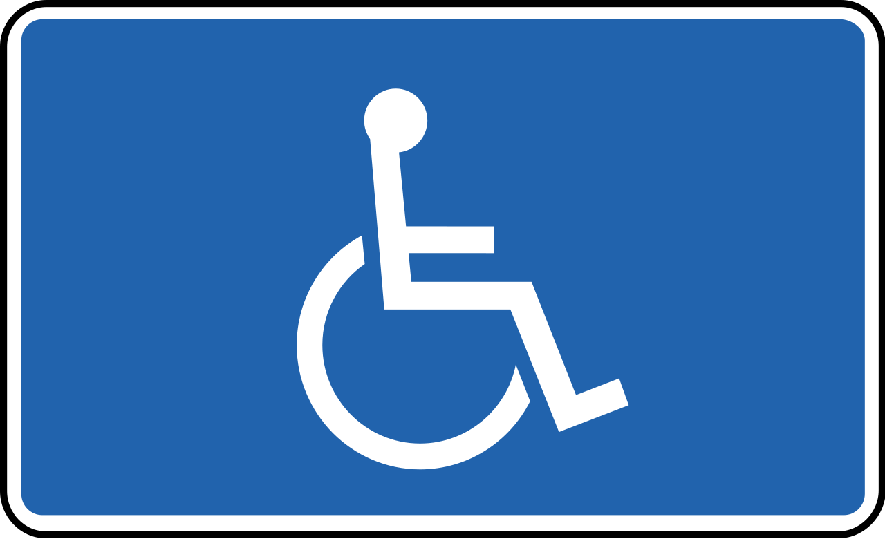 Voor personen met een handicap.