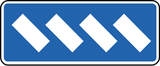 Schuin parkeren naar links.