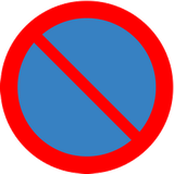 Parkeren verboden.