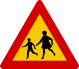 Waarschuwing voor kinderen.